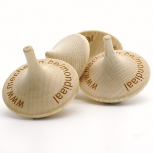 Wooden spinning top - 70% PEFC